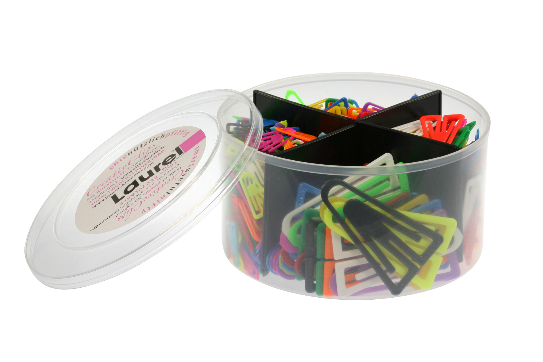 Büroklammer SET 21/25/35/60 mm, Dose (Inhalt: 650 Stk.) – Bild 10