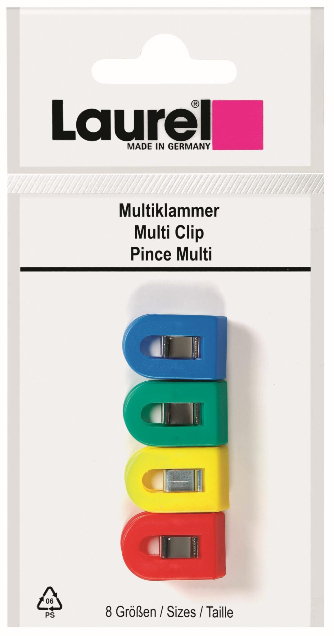 Multi Clip Liliput 15x25 mm, Beutel (Inhalt: 4 Stk.) – Bild 3