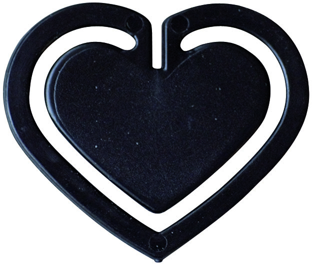 Herzklip 30 mm, Beutel (Inhalt: 12 Stk.) – Bild 2