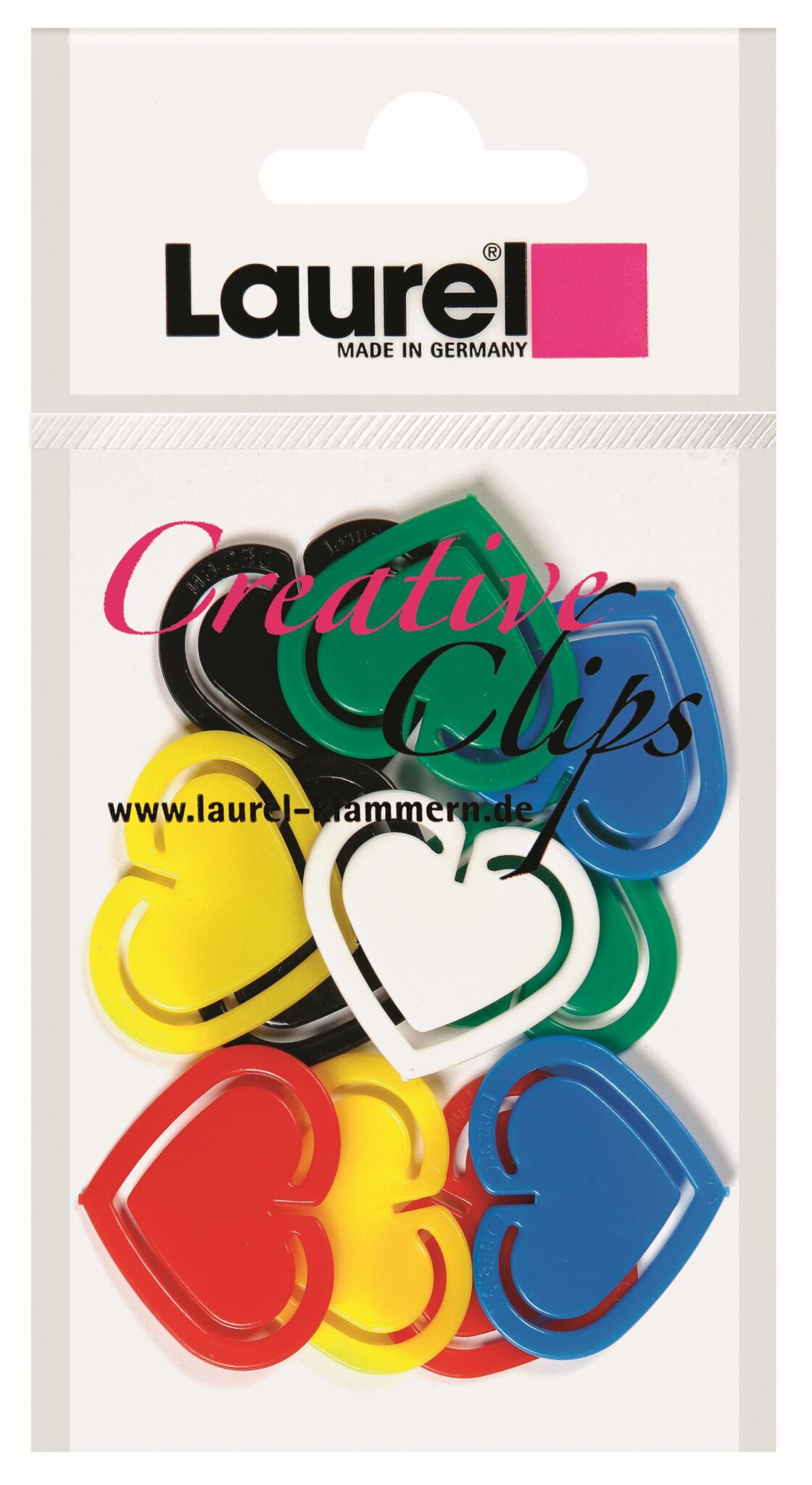 Herzklip 30 mm, Beutel (Inhalt: 12 Stk.) – Bild 3